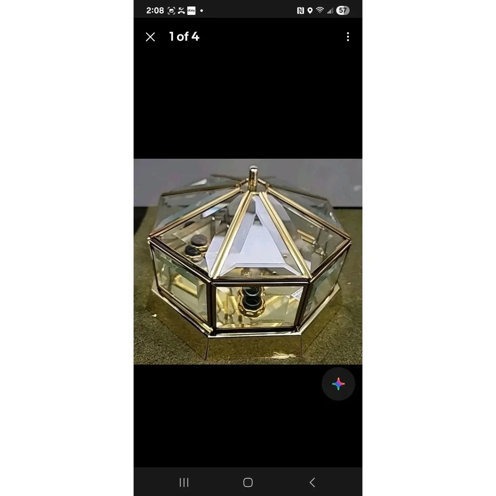 Madison Avenue Flush Mount Collection, #08785, 3 Light, Polished Brass Fixture